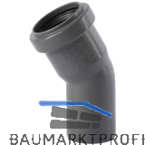 Bogen f�r Abflussrohr DN 40 mm / 30�