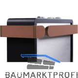 HARVIA Holzreling zu Concept R Mini Combi Walnuss