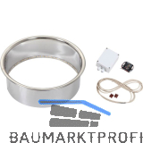 HARVIA Einbauflansch HPC2L f�r Cilindro 10,8 kW beleuchtet Edelstahl