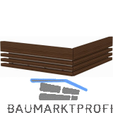 HARVIA Holzreling zu Qube 9 und 10,5 kW/Combi 10 kW Walnuss zweiseitig