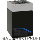 HARVIA Saunaofen Verdampfer Qube Combi 10 kW Schwarz