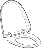 Geberit Sitz+Deckel kpl. AC 8000(plus)