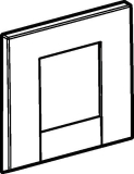 Geberit Abdeckplatte Bolero,