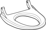 Geberit AquaClean 4000 Sitzring, weiss