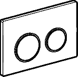 Geberit Bet.Pl. Kapps21 weiss gold weiss