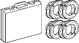Geberit Einsatzbackenset d50 - 90 359058
