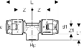 Geberit PushFit T-Stck mit IG