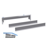 Geberit FB-Set DE Befliesbar mit Rahmen