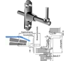 Fentro Kegel schmal Gr.2 einbohrbar schwarz   491255 (alt: 335115)