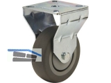 Apparate-Bockrolle Serie ABR P-F  50 mm Platte 60x60 mm, max.  40 kg