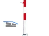 Absperrpfosten Sesam-B rot/weiss DK 116.12.343  100cm Modell B kippb.aufsch