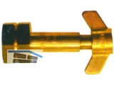 AL Propan-Umfllstutzen G 3/8 LH m. 6-kantmutter f.Kleinfl.425g  414.094.542