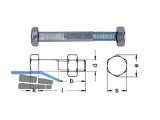 Bauschraube verzinkt hnlich DIN 601 M 12 x 360