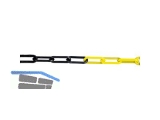 Absperrkette Kunststoff 6mm schwarz/gelb Bund a 25 lfm  73898