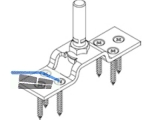 Aufhngebgel Hawa mit Schraube zu Junior 120/B 14859