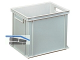 Transportstapelkasten Newbox NB31V1 400x300x320mm grau  Durchfassgriffe