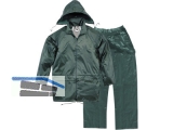 Regenset grn Gr.L Jacke+Hose Polyester, mit PVC beschichtet EN400