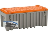 PE-Werkzeug-Box 250 Liter, grau/orange Premium Nr.3030.7027, Polyethylen