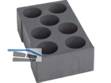 Schaum-Kartuscheneinsatz Sortimo  LB SKE 374  B/T/H 295x190x95 mm