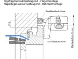 Befestigungsgarn. K30, Kipp-FM schmal, Kon. lang   K-17843-00-0-1