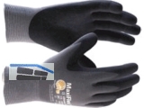 Handschuhe MaxiFlex ohne Noppen 874 Gr.1 Nylon-Gewirk / grau-schwarz ATG