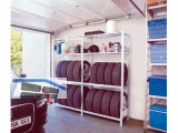 Garagenregal-Set Schulte 2000x1000x400mm Anbauregal, verzinkt   20746-4