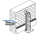 Meta Clip/Fix Wandbefestigungsset verz 2 Stk. fr GR, 1 Stk. fr AR 72432