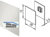 Abdeckkappenset zu Montageschiene fr Laufschiene 60 und 70, EV 1 (Set-2Stk.)