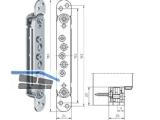 Aufnahmeelement VX 7531-3D fr Blockzarge verzinkt