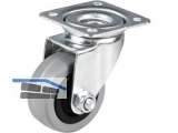 Apparate-Lenkrolle Serie ALG P-F  40 mm Platte 42x42 mm, max.  35 kg