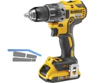 Akku Bohrschrauber Dewalt 18,0 V 2.0 Ah DCD 791 D2 mit 2. Akku u. Ladegert