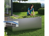 BIOHORT Hochbeet 2x1 quarzgrau-metallic Nr.68015 9  201 x 102 x 77cm