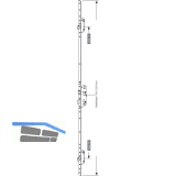 GU MFV-Schloss Secury Automatic DIN, DM 40,Stulp 2255 x 16 x 3mm eckig, silber