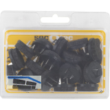 SECOTEC Gleitn�gel Puntak 25 mm mit Filz zum Nageln, Schwarz 20 Stk.