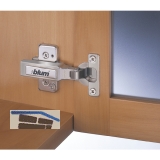BLUM CLIP top Minischarnier 94, mit Feder, 18mm gekrpft, Schrauben