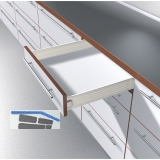 BLUM METABOX M Zarge 320 Schraubversion, Teilauszug, NL 450, cremewei