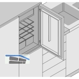 BLUM MODUL Khlschrankscharnier, gerade mit Feder, Schrauben