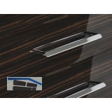 Griff Themis LA 128 mm, Breite 138 mm, ZN verchromt poliert