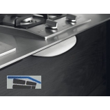 Griffleiste Edge Bow LA 160 mm, Lnge 200 mm, Aluminium Edelstahl Effekt