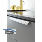 Griffleiste Wow LA 256 mm, Lnge 320 mm, ZN verchromt poliert