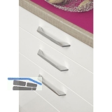 Griff Opis LA 160 mm, Breite 183 mm, ZN Edelstahl Effekt