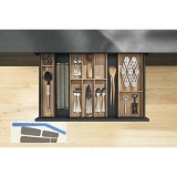 BLUM AMBIA-LINE Frontauszugsrahmen, ab NL270mm, B242mm, Nebraska Eiche