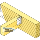 SIMPSON Balkentrger BTALU 90-B Aluminium mit Zulassung