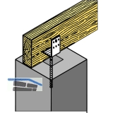 SIMPSON Sttzenfuss PBL 60-B feuerverzinkt