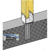 SIMPSON Sttzenfuss PPD 100/70G feuerverzinkt mit Zulassung