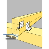 SIMPSON Winkelverbinder AE 116 feuerverzinkt mit Zulassung