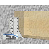 GH Balkenschuh Kombi 04 aussenliegend 60x160 - Stahl feuerverzinkt