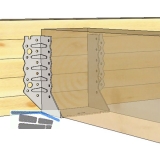 GH Balkenschuh TOP aussenliegend 80x180 - Stahl feuerverzinkt