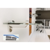 Tablar-Klemmtrger Kaiman, Materialstrke 7-41 mm,Zinkdruckguss silberfarbig