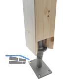 PITZL Pfostentrger Typ 10529.1090 ZiNiP beschichtet Stecksystem Z